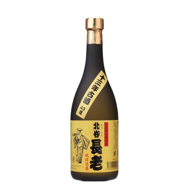 Amazon.co.jp: 北谷長老酒造 北谷長老十三年古酒 43度[泡盛 沖縄県 北