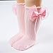 Baby Clothes Toddlers Girls Bowkonts Thigh High Socks Shoes Pull On Cargo Winter Fashion (Pink, 0-12 Months)