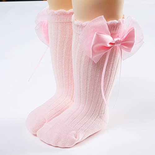 EnJoCho Baby Bow Socks Boys Girls Children Kids Socks Toddler Shoes Socks Princess Socks Toddlers Floor Socks 0-3Years2
