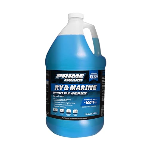 Image of Prime Guard -100ºF RV & Marine Premium Antifreeze - Alcohol & Glycerin Free - 1 Gallon (Pack of 6)