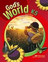 God's World K5 - Abeka 5 Year Old Kindergarten Science Student Text Book B07C84TWSH Book Cover