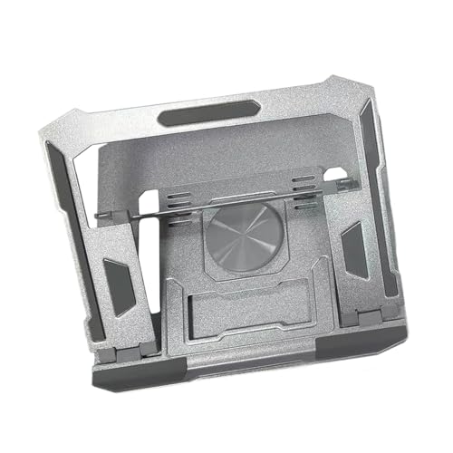 Support ordinateur portable plateau réglable en aluminium robuste argent