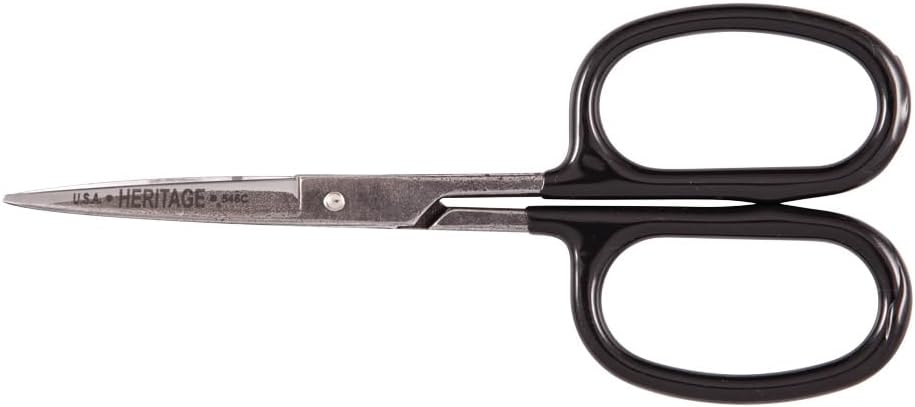 Klein Tools 546C Rubber Flashing Scissor w/Curved Blade, 5-1/2-Inch, Made in USA