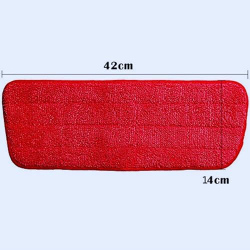 Image of Microfiber Spray Mop Pads Refill Cloth Heads, 42x14 cm, Multicolour, 3 Pieces