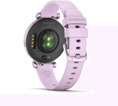 Miniatura 7 de Garmin Lily 2, reloj inteligente pequeño y elegante, pantalla oculta, lente modelada, hasta 5 días de duración de la batería, lila