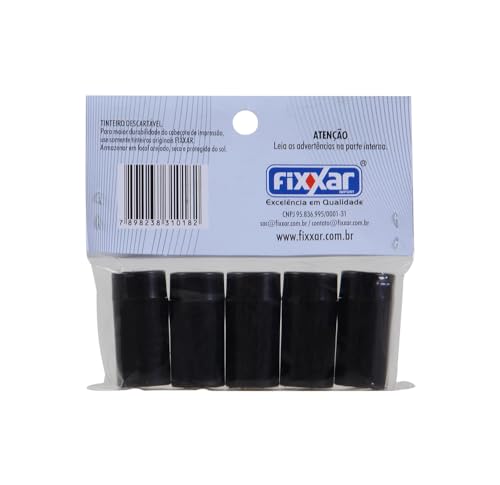 5 Rolete de Tinta para Etiquetadora Fixxar Tinteiro MX 5500, Plus, Plus S