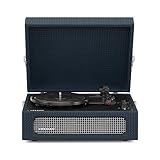 Bluetooth Connectivity: Easily pair this portable record player with a Bluetooth speaker or stream music through the turntable's built-in speakers. The aux input, headphone jack & RCA output allow you to hook up to a receiver or powered external spea...