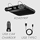 Avantree Roadtrip - Bluetooth Freisprecheinrichtung für Auto und Drahtloser FM Transmitter 2-in-1 Car Kit mit 6W Freihand Lautsprechern, Integriertem Mikrofon und und Lange 22 Std. Spielzeit