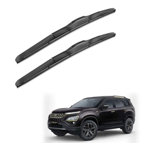 Image of Oshotto Frameless (O.E.M Type) Wiper Blades Compatible with Tata Safari 2021-2026 (26 inch / 20 inch)