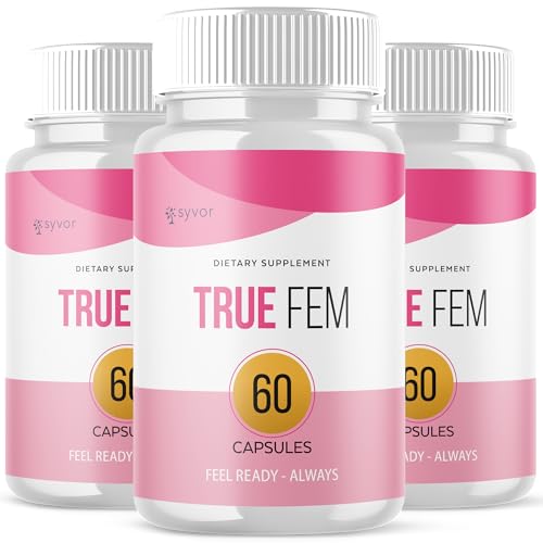 (3 Pack) True Fem Capsules Official True Fem Supplement (180 Capsules)