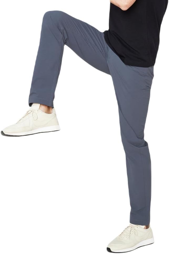 Western Rise Men's Evolution 2.0 Slim Straight Fit Lightweight Water and Stain-Resistant Stretch Performance Pants, Blue Grey, Size 36W x 30L - Image 5