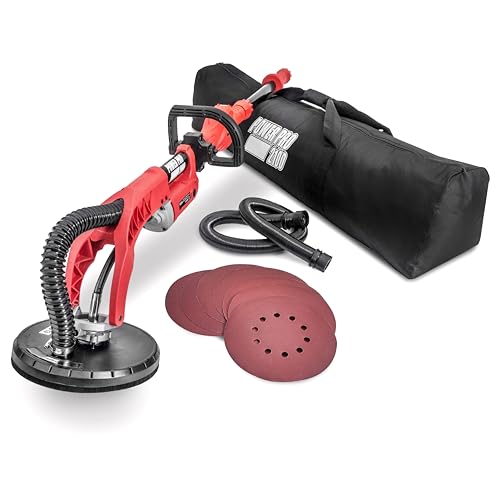 POWER PRO 2100 Electric Drywall Sander - Variable Speed 1000-2100rpm, 710 Watts, Extendable, and Attaches to Your ShopVac (2100)