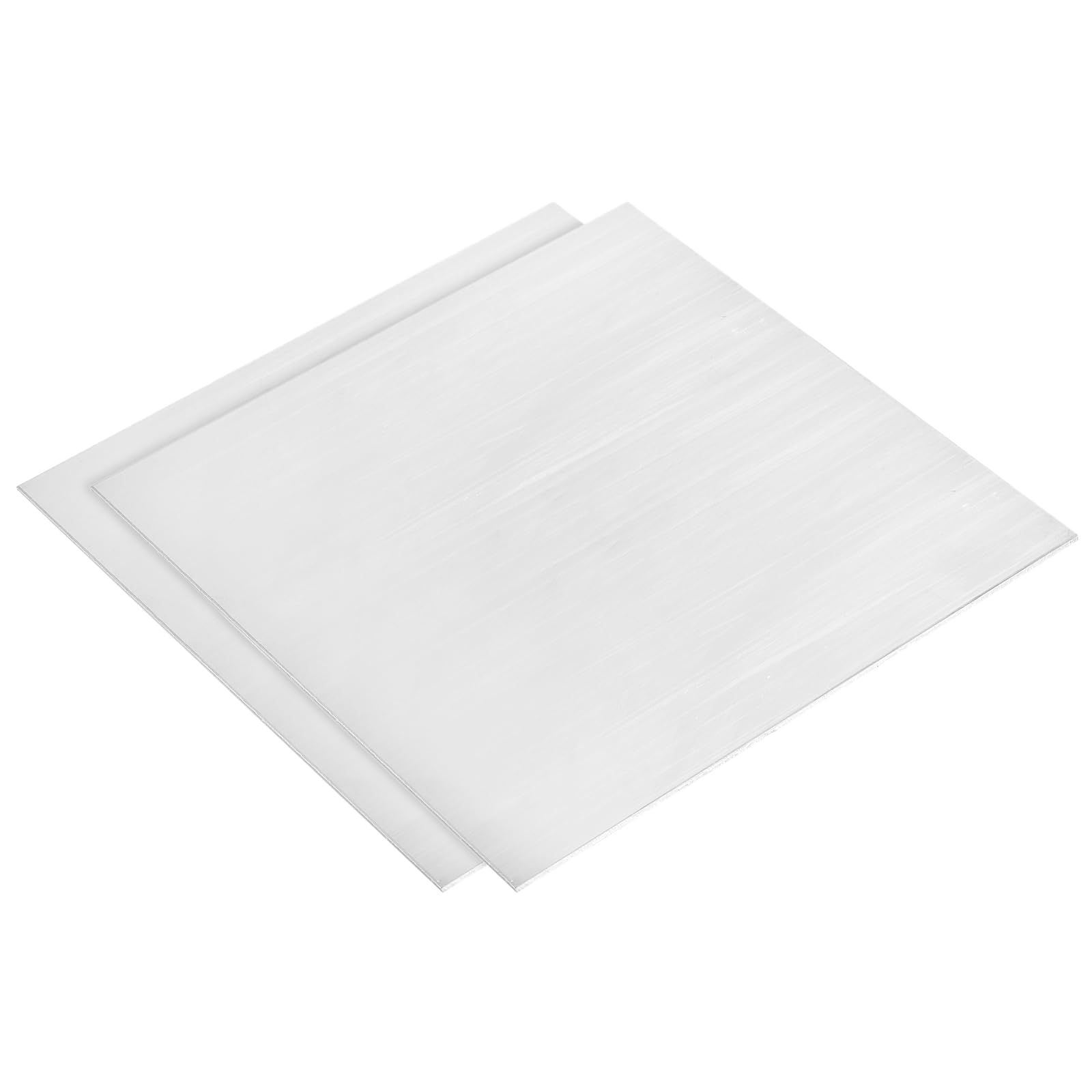 QUARKZMAN 2Pcs Plaque En Titane GR2, 200x200x1.5mm Feuille De Metal En Alliage De Titane Pour Machines Industrielles Et Travail Des Metaux (8"x8"x0.06")