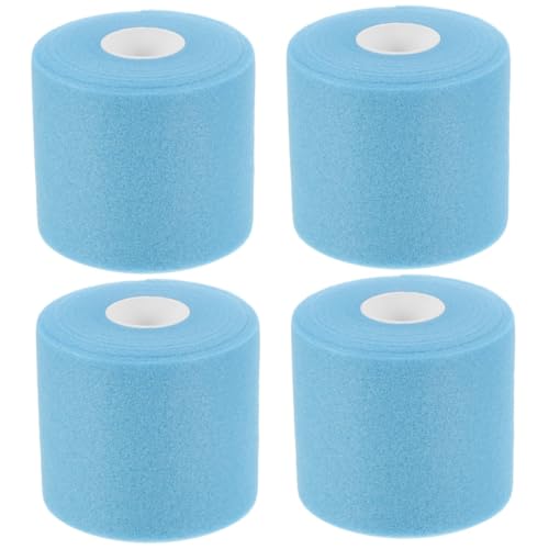 SOLUSTRE 4 Rolls Elastic Kinesiology Tapes Sports Tape for Ankle Finger Pre Wrap for Skin Athletic