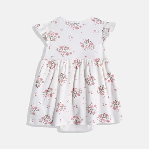 Image of Mothercare Baby Romper Short Sleeve Girls Jumpsuit Autumn Charm Pink
