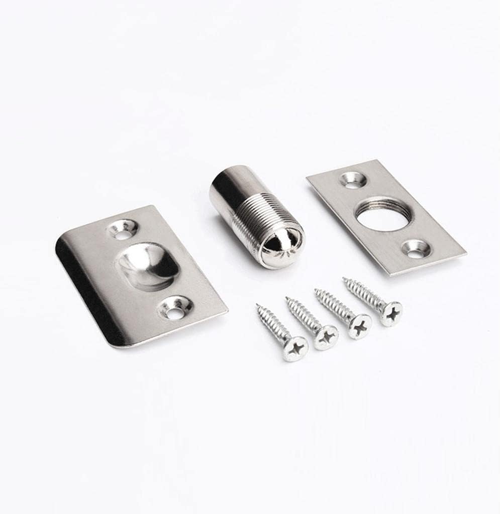 Loom Tree® Stainless Steel Roller Ball Catch Mortice Lock Door Cupboard Spring Latch Chrome