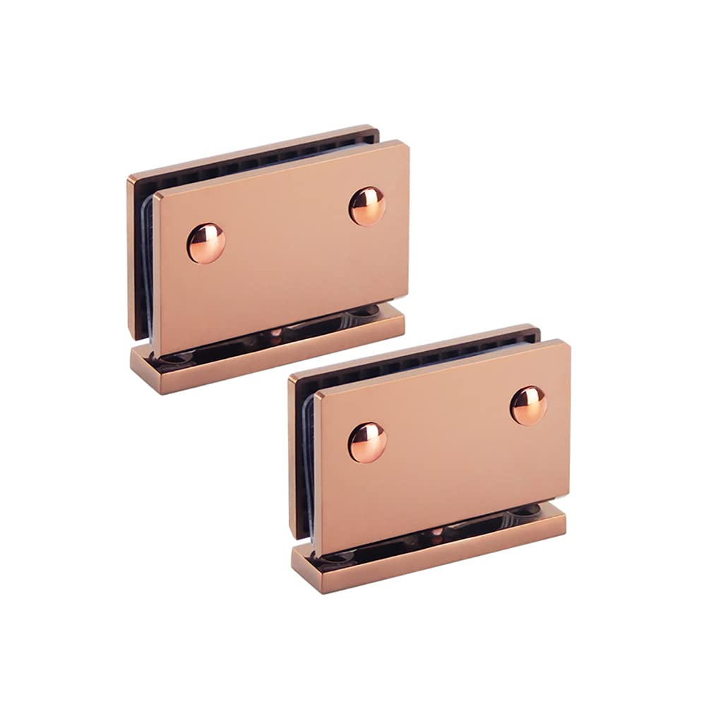 Myxjx One Color Hinges, 304 Stainless Steel Bathroom Glass Clamp - 90° Pivot Hinge For Door, Supports Up To 50Kg
