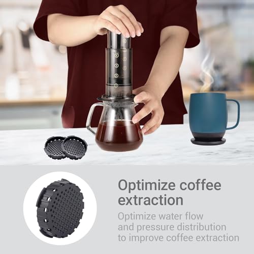 Hufopik Replacement Filter Cap, Compatible with AeroPress Coffee and Espresso...