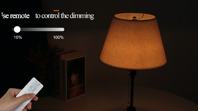 Image of Indoor Dimmer for String Lights, Remote Control Light Dimmer Plug in | Dimmer Plug With Remote & Timer,2 and 3 Prong Adapter, 100FT Range for Dimmable LED /Tungsten Bulb /Patio Lights /Table Lamp