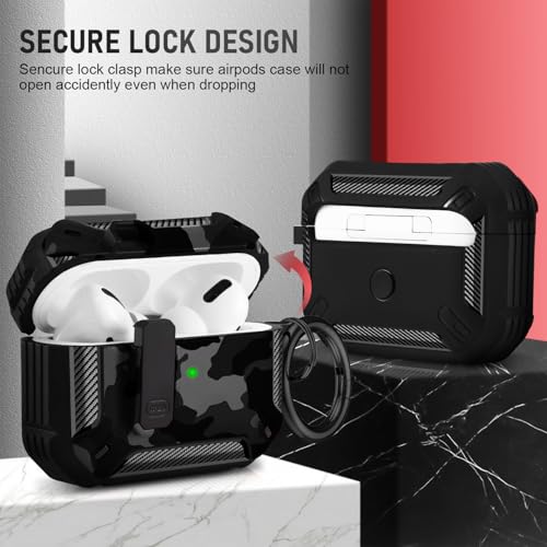 Image of Compatible with Airpods Pro 3 Case(2025),for Airpods Pro 3rd Generation Cases Cover with Keychain Cleaner Kit Soft Silicone Shockproof Cover for Women Men