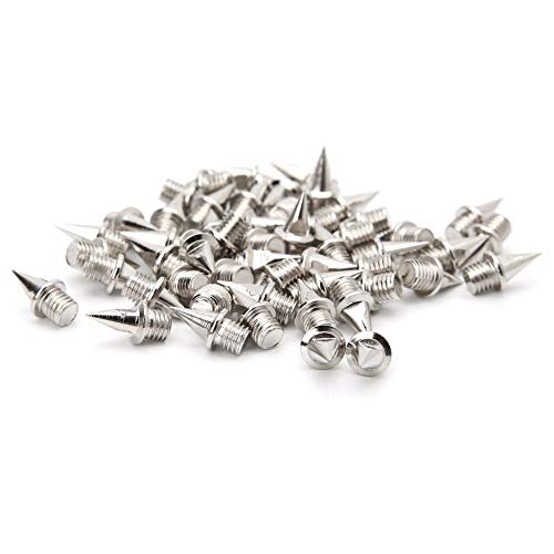 AUGSUN 120pcs Stainless Steel Track and Cross Country Spikes with Spike Wrench, Replacement Spikes for Sprint Sports Short Running Shoes4