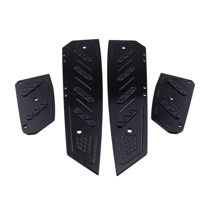 Repose-pieds de moto Forza 300 MF13 avec plaques de pédale en alu protecteur