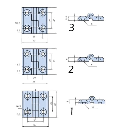 Charnière pour boîte de commande à articulation fluide et montage stable - 6