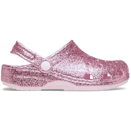 Crocs Classic Chunky Glitter Sabots Enfants Sandstone - vue 9