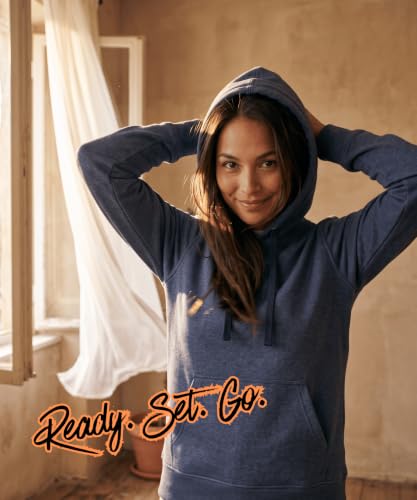 Image of Scott International Women's Cotton Blend Hoodie | Long Sleeve Sweatshirt | Stylish Winter Wear | Hooded Winter Top | Casual Outdoor, Travel, Gym & Everyday Wear | Pullover for Women