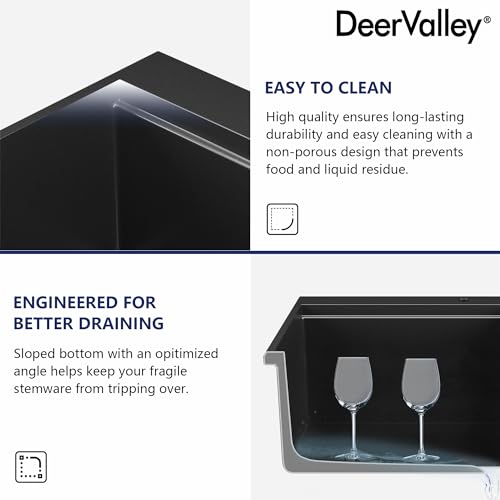Deer Valley Deervalley Granite Composite Drop In Kitchen Sink thumb #5