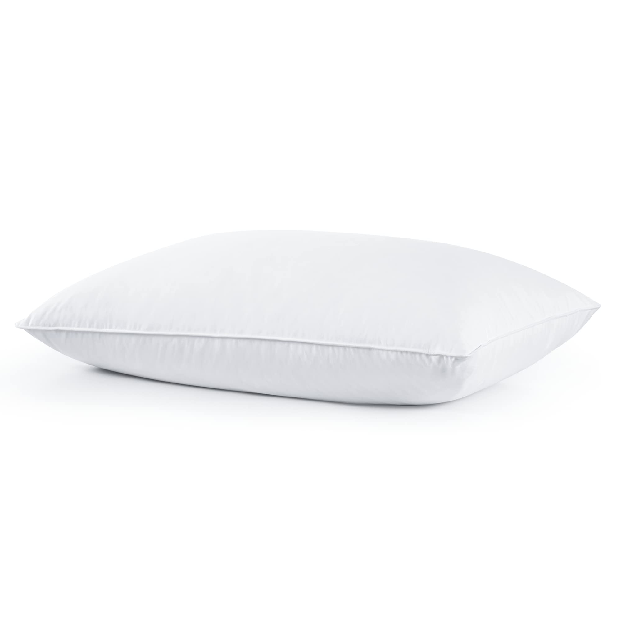 Joysoul Feather and Down Pillow Inserts Pack of 1, Fluffy for Stomach Sleepers, Queen Size (20"x30")