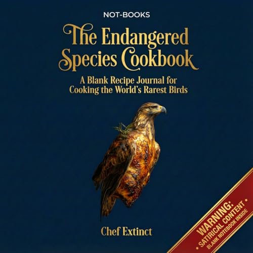 Carnet de recettes des oiseaux rares : le cadeau de farce parfait et original pour un chef cuisinier