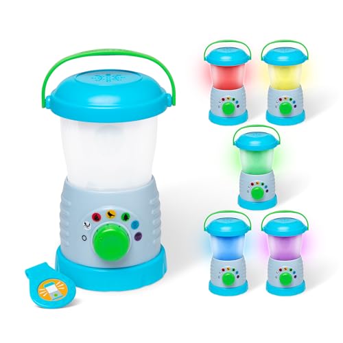 Melissa & Doug Let’s Explore Light & Sound Camping Lantern Play Set