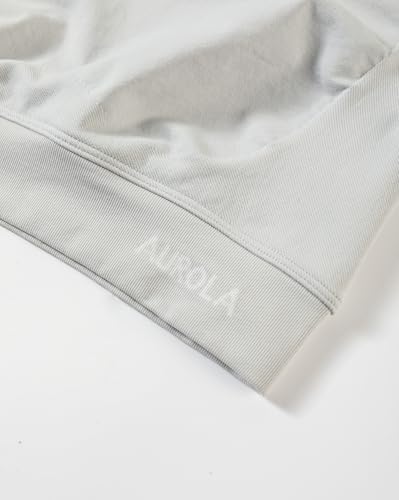 Image of AUROLA Influence Women Crop Top Short Sleeve Compression Workout T-Shirt | Raglan Short Sleeve Crop Top, High-Stretch Seamless Knit, Stay-Put Ribbed Underband, Soft Breathable Comfort