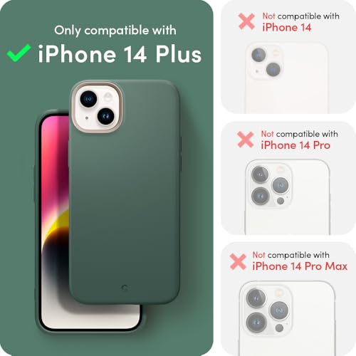 Image of Spigen Cyrill UltraColor Mag | iPhone 14 Plus Case | Green iPhone 14 Plus Back Cover | TPU+Poly Carbonate - Kale
