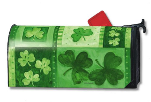 MailWraps Shamrock Collage Mailbox Cover #05815