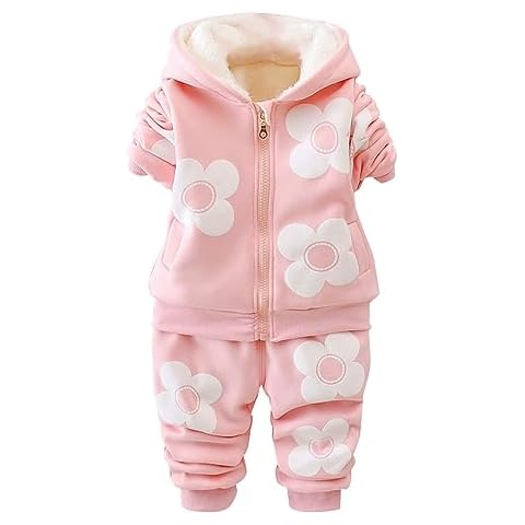UnoSheng Baby Girls Autumn/Winter Dress Set Cover