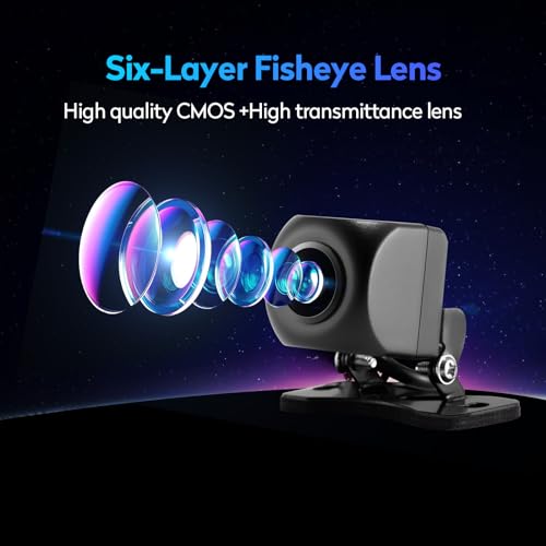 Image of Backup Camera - AHD 720P 160 Degree Wide Angle Reverse Camera - Universal Rearview Camera Clear Night Vision for Car SUV Minivan (HD01)