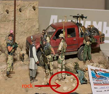 Miniature Rock Pebble Basing Kit Tabletop Layout Terrain Scenery Landscape Model Railroad Sand Table Material, Pack of 3 - Image 5