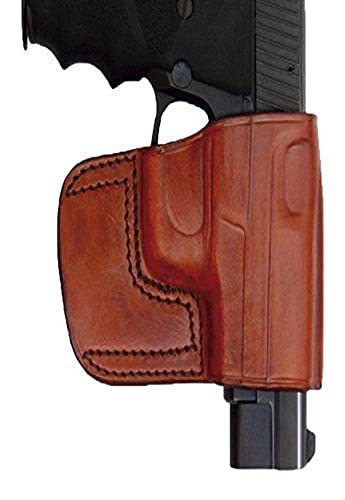 Tagua Ruger LCR Belt Slide Holster, Brown, Left