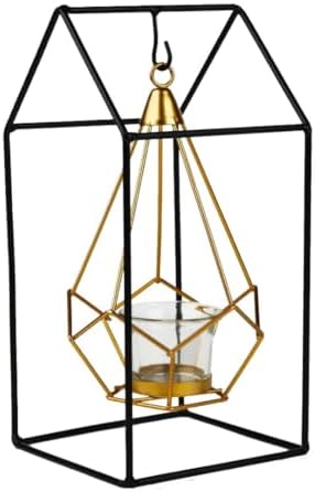 Logbuch-Verlag Teelichthalter Set - Gold Metall 7,5x9,5cm