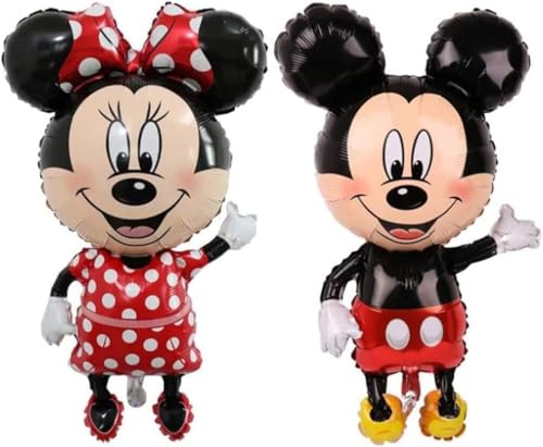 2pc Mickey Birthday Party Foil BalloonsMickey Party Decorate Supplies