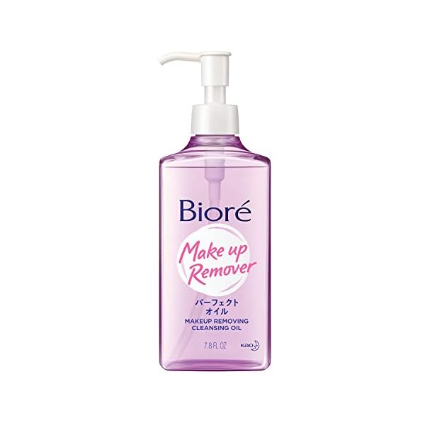 Bioré J-Beauty Makeup Removing Cleansing Oil, Top Japanese Makeup Remover, Oil-Based Cleanser, 7.8 Ounces
