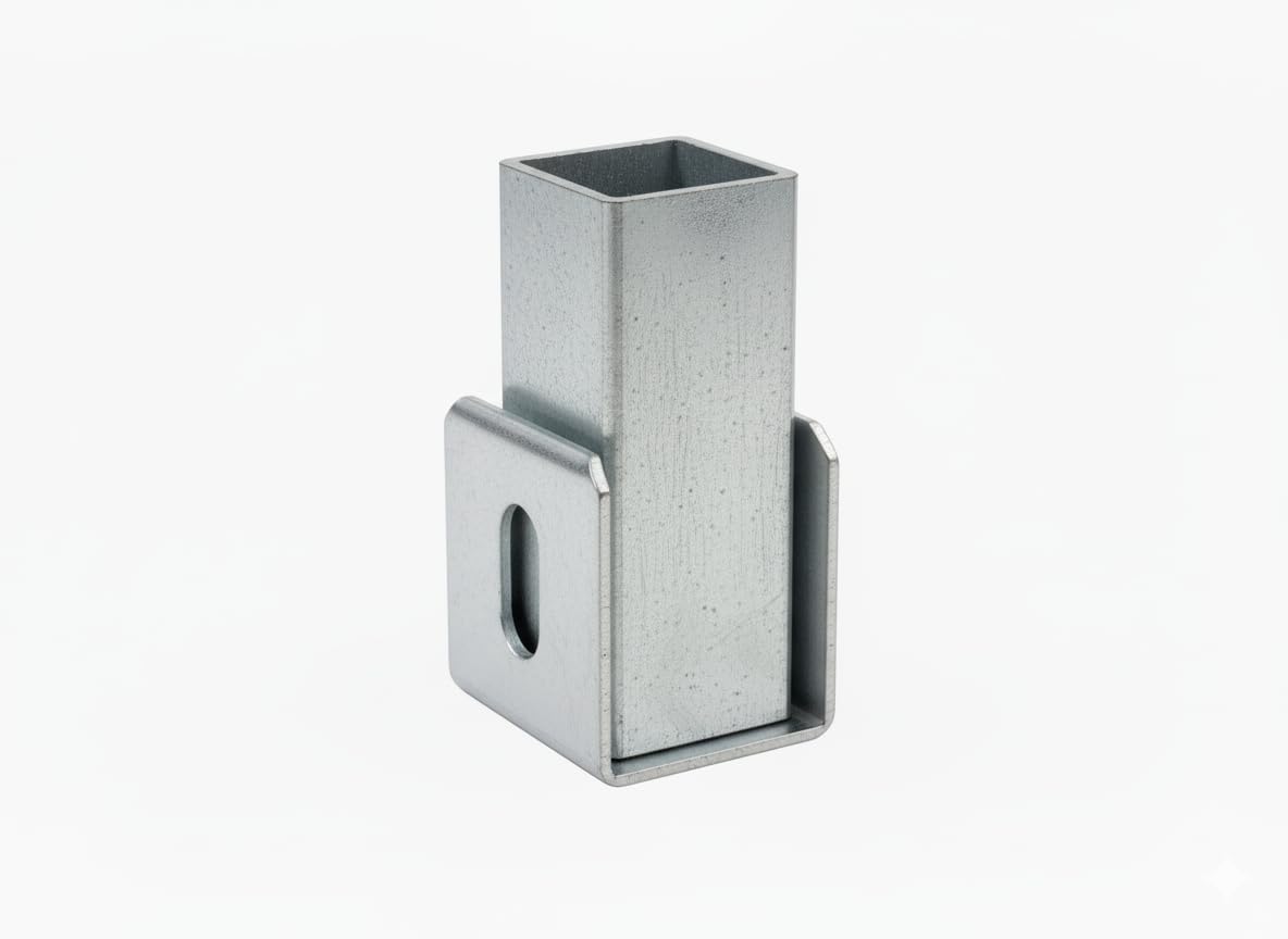 Acciaio Zincato Staffa a U 40x40x3mm Profilo Fai da Te