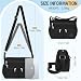 Imagen de TEUEN Bolso Bandolera Mujer Mediano Casual Bolsos de Mano Impermeable de Nailon Ligero Bolso Crossbody Bag con Múltiples Bolsillos Bolso Cruzado para Universitarias Viaje Uso Diario