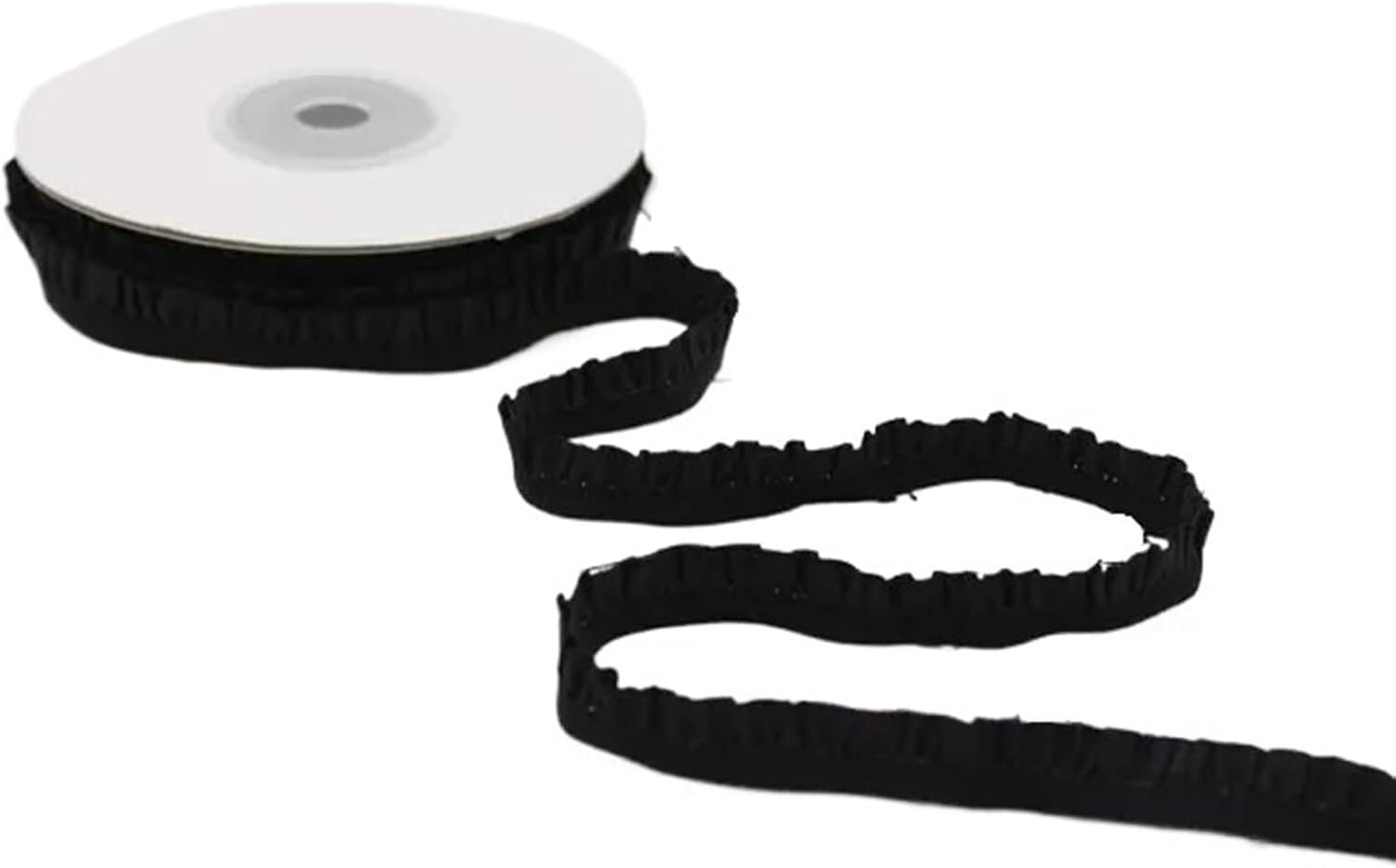 Dentelle extensible plissée ruban de 50m pour décoration et loisirs créatifs