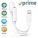 Produktbild Kopfhörer Adapter für iPhone 7 Aux Adapter 3.5mm klinkenkabel Audio Splitter Lade Adapter für iPhone 11 pro/8/8Plus/7/7Plus/X/XR 2 in 1 Adapter Dongle Aux-Audio-Anschluss Unterstützung iOS 12-10.2cm