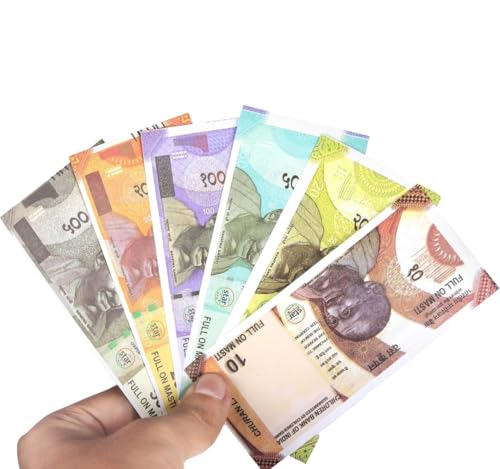 Image of Fake Money 30 x 6 Units Set 180 Note for Kids Learn Money Skills Dummy Note Nakli Note Set All New 10 | 20 | 50 | 100 | 200 | 500 Artificial Playing Currency - Multi Color by 4GX