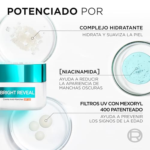 L'Oréal Paris Bright Reveal Crema Anti-Manchas SPF 50 - imagen 3