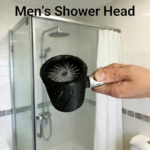 Cabezal de ducha manual para hombre, diseño mejorado, instalación sencilla miniatura 4
